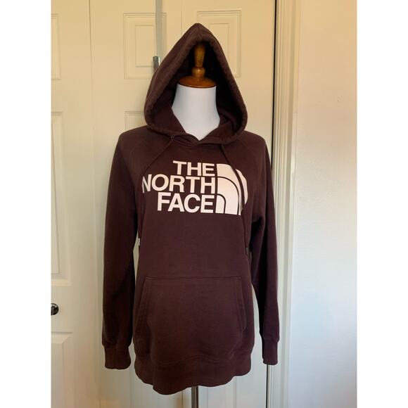 The North Face hoodie Small drawstring maroon/purple - Picture 3 of 5